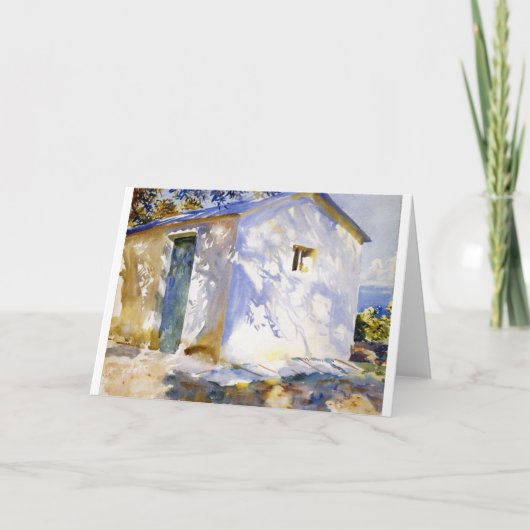 John Singer Sargent 「Corfu Lights & Shadows: カード (正面)