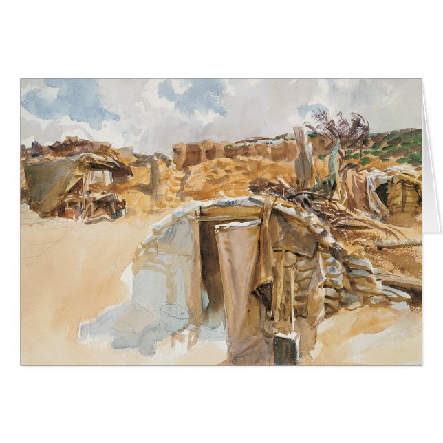 John Singer Sargent - Dugout (正面横)