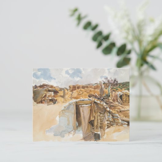 John Singer Sargent - Dugout ポストカード (スタンド正面)