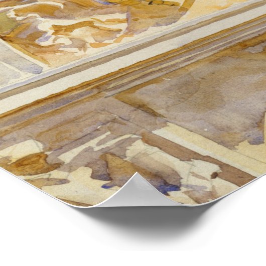 John Singer Sargent - Escutcheon of Charles V ポスター (角)