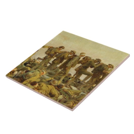 John Singer Sargent - Gassed タイル (側面)