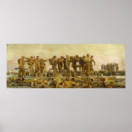 John Singer Sargent - Gassed ポスター (正面)