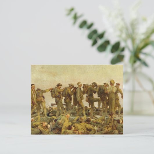 John Singer Sargent - Gassed ポストカード (スタンド正面)