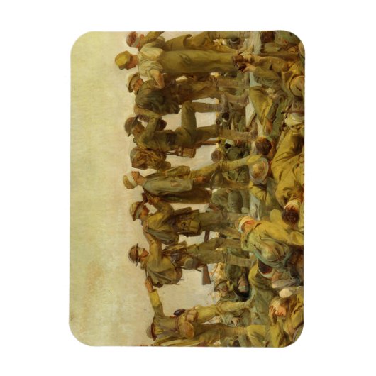 John Singer Sargent - Gassed マグネット (縦)