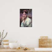 John Singer Sargent - Head of a Capri Girl ポスター (キッチン)