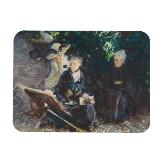 John Singer Sargent - In the Generalife マグネット (横)