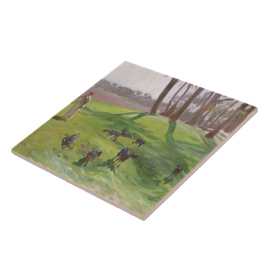 John Singer Sargent - Landscape with Goatherd タイル (側面)