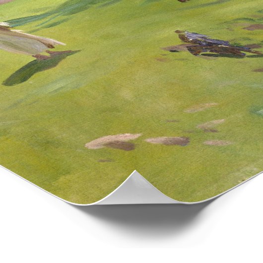 John Singer Sargent - Landscape with Goatherd ポスター (角)