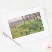 John Singer Sargent - Landscape with Goatherd 長方形シール (封筒)