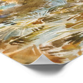 John Singer Sargent - Landscape with Palmettos ポスター (角)