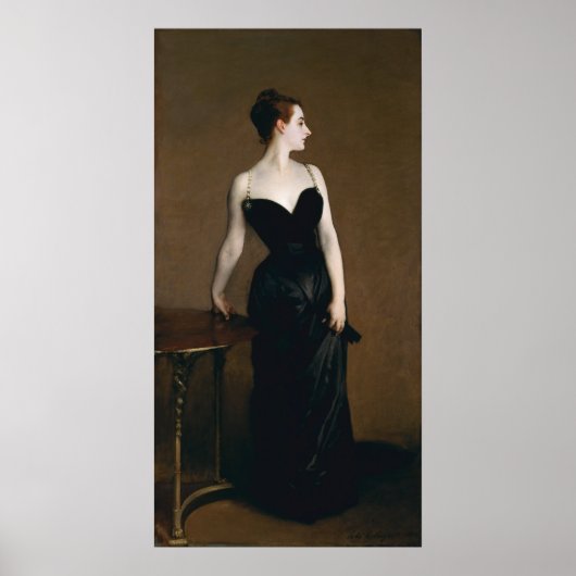 John Singer Sargent Madame X Poster ポスター (正面)