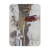 John Singer Sargent - Mannikin in the Snow マグネット (縦)