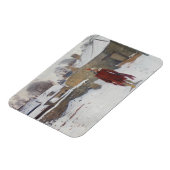 John Singer Sargent - Mannikin in the Snow マグネット (左側)