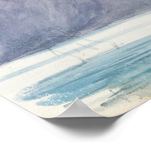 John Singer Sargent - Mountain Lake ポスター (角)