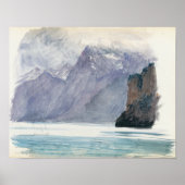 John Singer Sargent - Mountain Lake ポスター (正面)