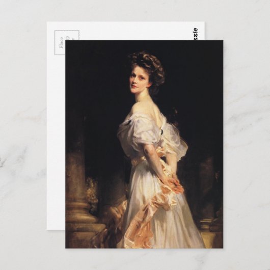 John Singer Sargent - Nancy Astor ポストカード (正面/裏面)