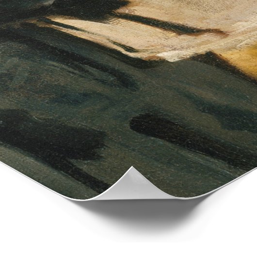 John Singer Sargent - Padre Sebastiano ポスター (角)