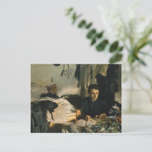 John Singer Sargent - Padre Sebastiano ポストカード (スタンド正面)