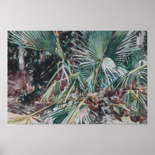 John Singer Sargent - Palmettos ポスター