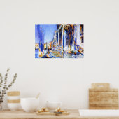 John Singer Sargent Rio dell'Angelo Veniceポスター ポスター (キッチン)