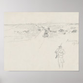 John Singer Sargent - Road at Peronne ポスター (正面)