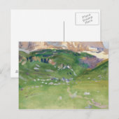 John Singer Sargent - Seller Alp, Dolomites ポストカード (正面/裏面)