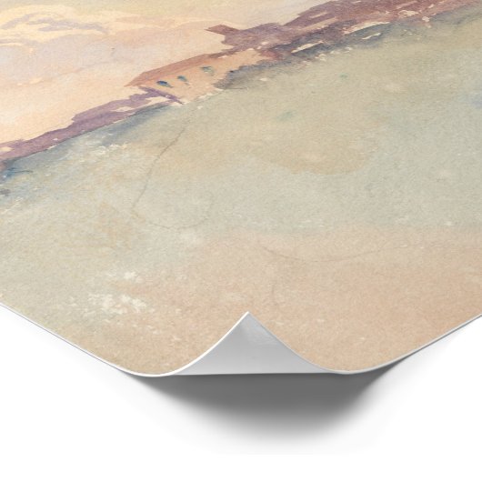 John Singer Sargent - Siena ポスター (角)