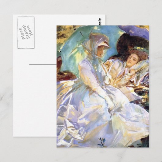 John Singer Sargent - Simplon Pass.読の ポストカード (正面/裏面)
