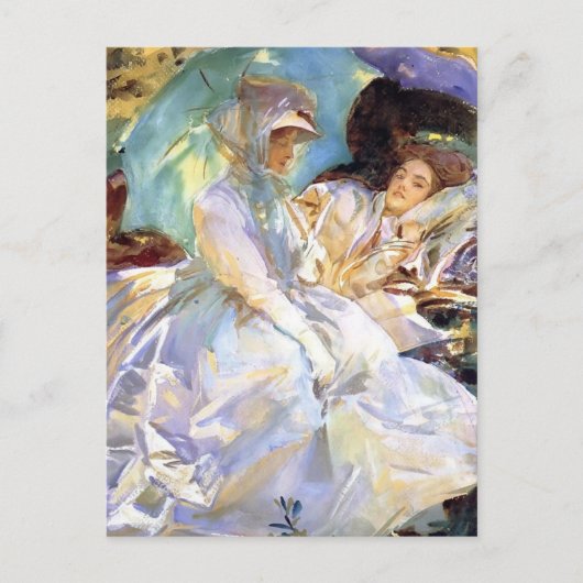 John Singer Sargent - Simplon Pass.読の ポストカード (正面)