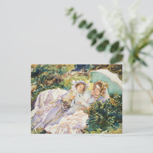 John Singer Sargent - Simplon Pass - The Tease ポストカード (スタンド正面)