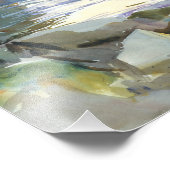 John Singer Sargent - Stream and Rocks フォトプリント (角)