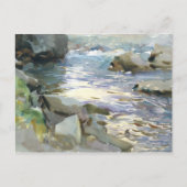 John Singer Sargent - Stream and Rocks ポストカード (正面)