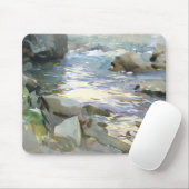 John Singer Sargent - Stream and Rocks マウスパッド (マウス)