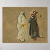 John Singer Sargent - Study of Two Bedouins ポスター (正面)