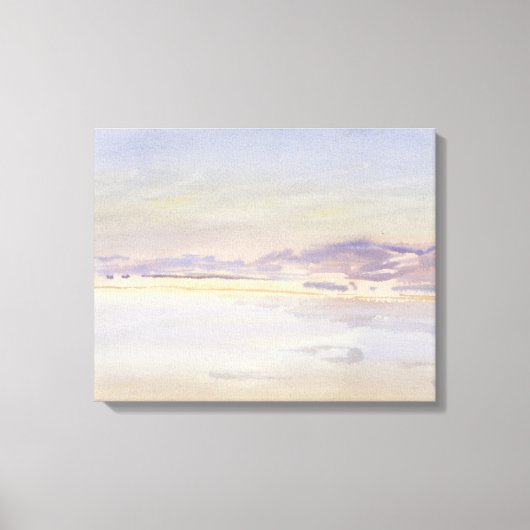 John Singer Sargent - Sunset at Sea キャンバスプリント (正面)