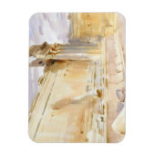 John Singer Sargent - Temple of Bacchus, Baalbeck マグネット (縦)