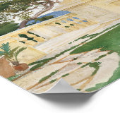 John Singer Sargent - Terrace, Vizcaya ポスター (角)