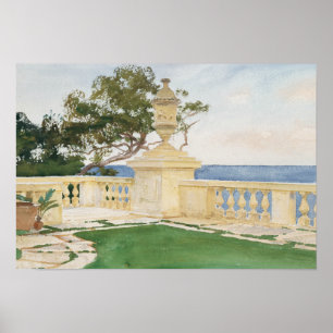 John Singer Sargent - Terrace, Vizcaya ポスター
