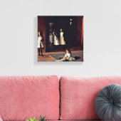 John Singer Sargent - The Boitの娘 キャンバスプリント (インサイチュ (リビング))