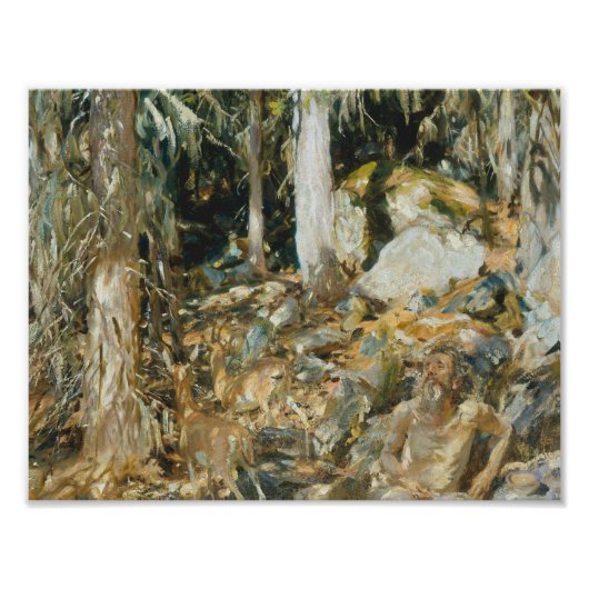 John Singer Sargent - The Hermit フォトプリント (正面)
