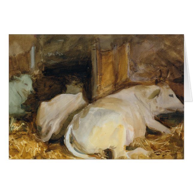John Singer Sargent - Three Oxen (正面横)