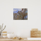 John Singer Sargent - Treetops against Sky ポスター (キッチン)