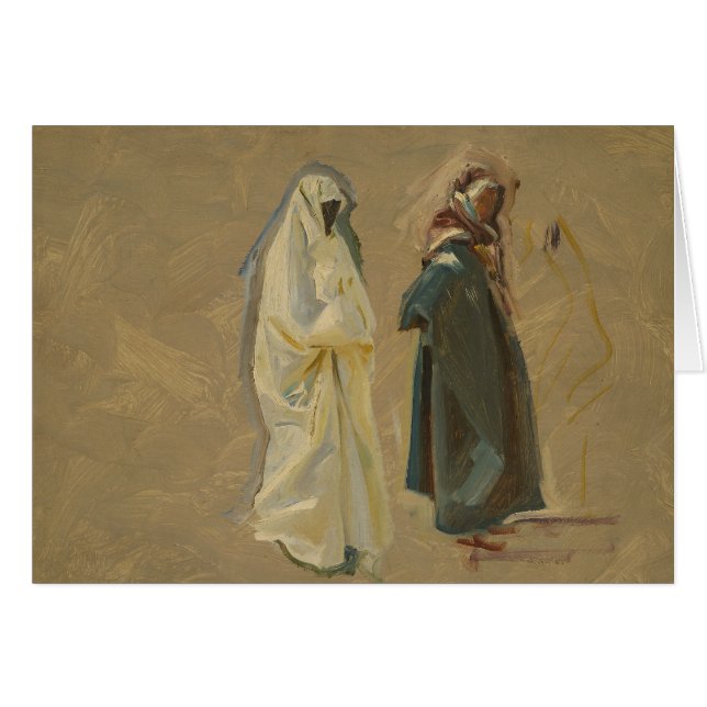 John Singer Sargent - Two Bedouinsの勉強 (正面横)