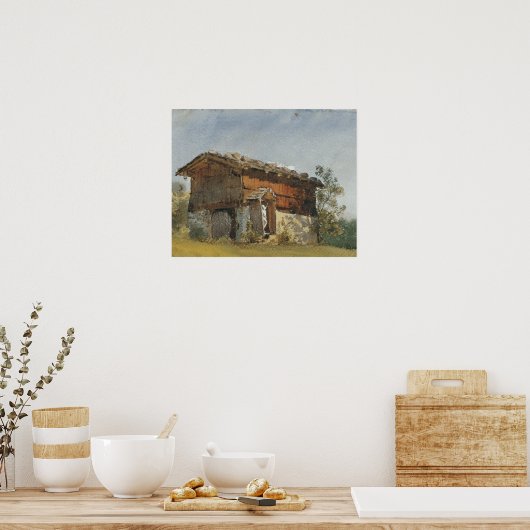 John Singer Sargent - Tyrolean Shirt ポスター (キッチン)