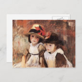 John Singer Sargent - Village Children ポストカード (正面/裏面)