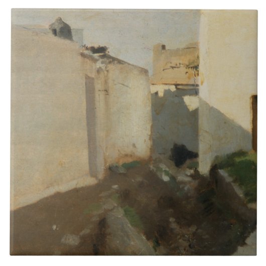 John Singer Sargent - White Walls in Sunlight タイル (正面)