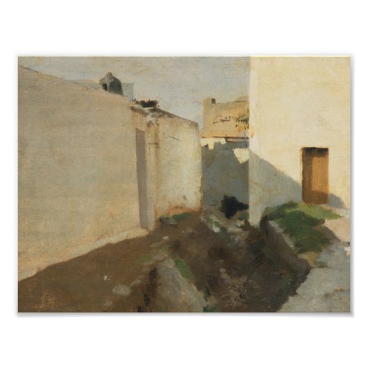John Singer Sargent - White Walls in Sunlight フォトプリント (正面)