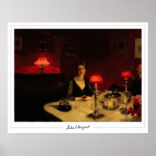 John Singer Sargent Zeding Art Poster #110 ポスター (正面)