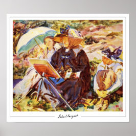 John Singer Sargent Zeding Art Poster #113-2 ポスター