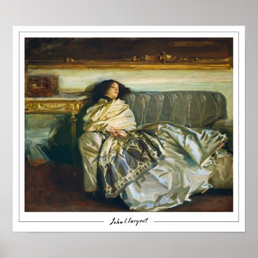 John Singer Sargent Zeding Art Poster #16-2 ポスター (正面)